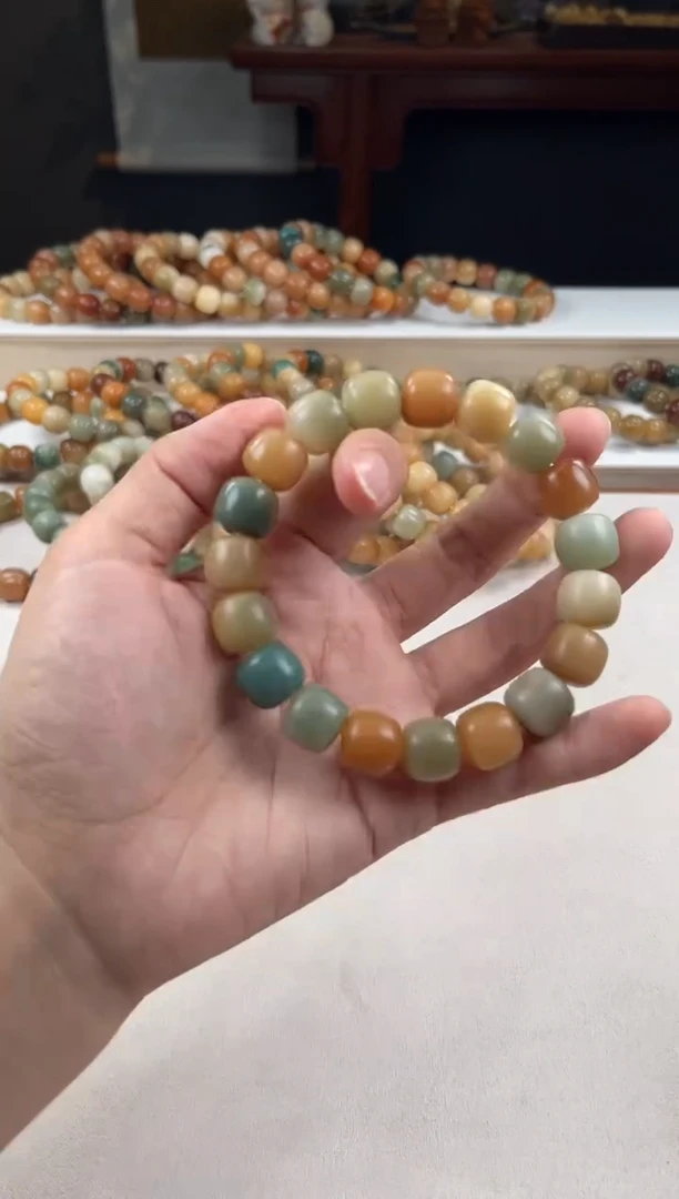 【闪购商品】菩提根/象牙果手串13干磨（244）