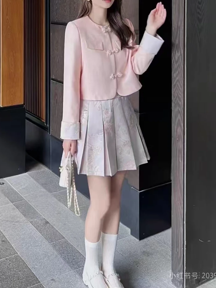 (201-250)新中式小香风新款早秋气质连衣裙高腰黑裙赫本风复古