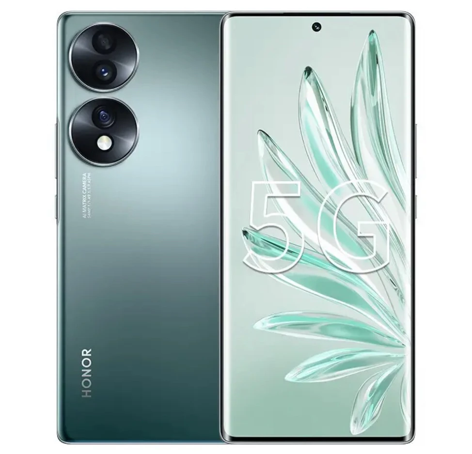 80新 honor/荣耀 荣耀70 二手5G手机拍照游手机  99新 墨玉青