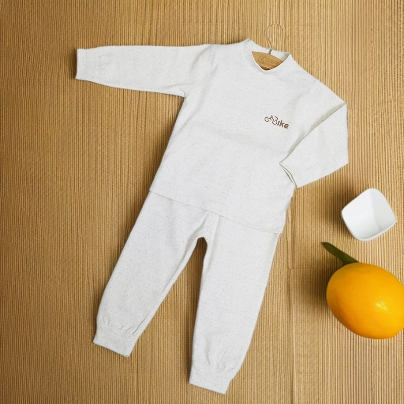 A类【精品家居服】儿童秋装舒适彩棉舒绒套装居家服