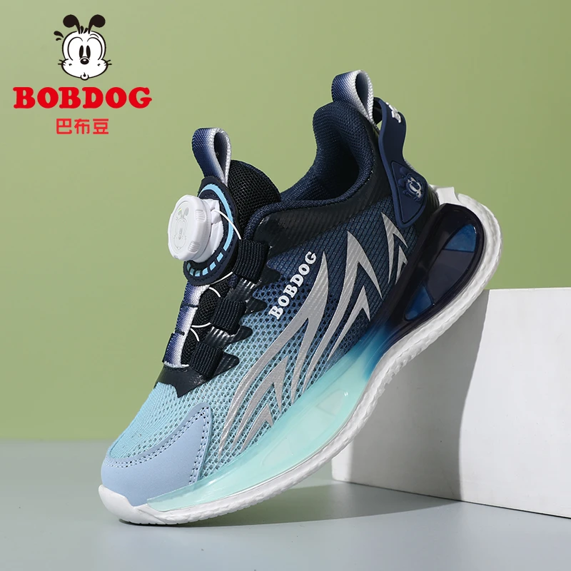 巴布豆儿童鞋透气单网男童运动鞋中大童6-12岁轻便软底男孩篮球鞋