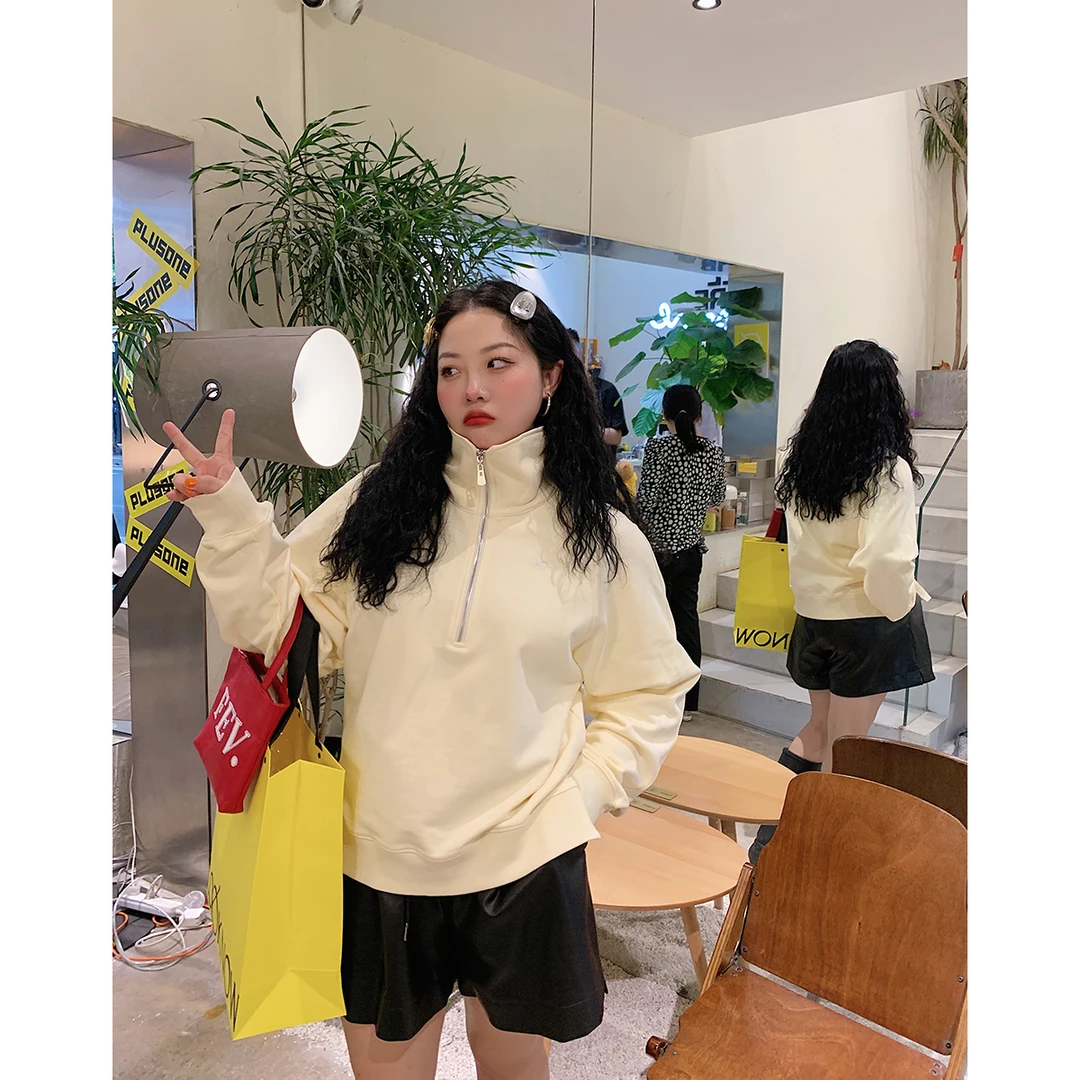 Dazi金大支   polo领短款卫衣2501/1997