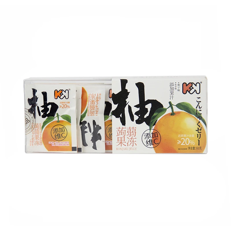 超友味 蒟蒻果冻柚子味 360g/盒