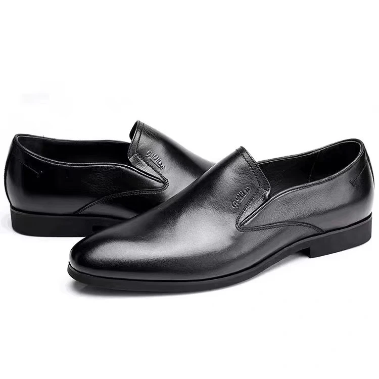 真皮休闲男皮鞋时尚男士百搭公拍链接 自拍不发