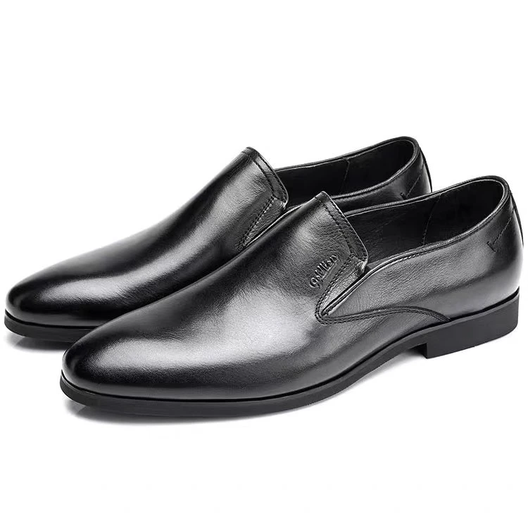 真皮休闲男皮鞋时尚男士百搭透气公拍链接 自拍不发