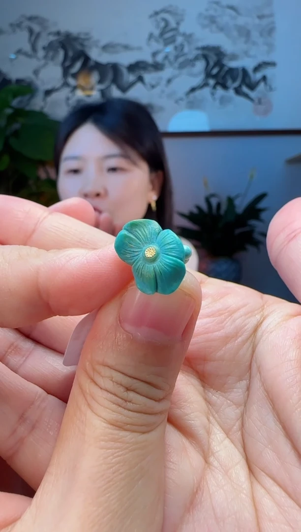 【闪购商品】绿松石卡子未镶嵌（时尚百搭）A296