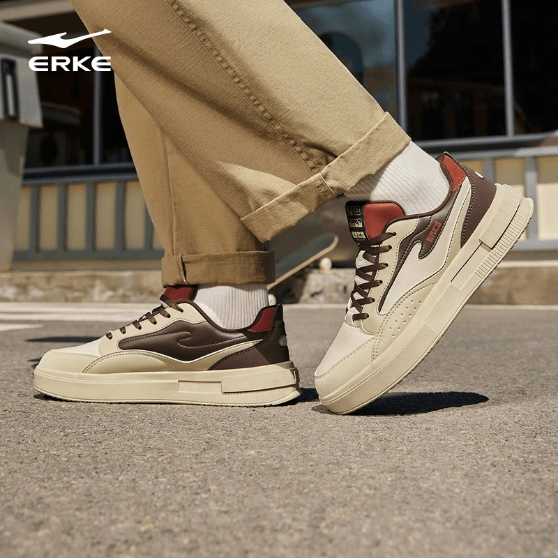 惊鸿丨鸿星尔克板鞋情侣休闲鞋子空军一号百搭板鞋旅游鞋跑者美学