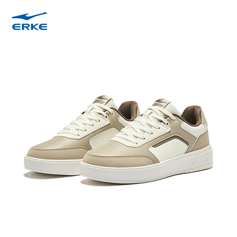 锋芒-鸿星尔克板鞋男鞋2024春秋冬新款厚底休闲小白鞋51124301098