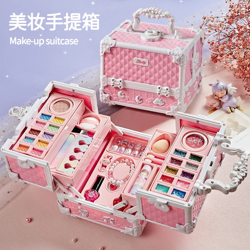 女孩化妆品玩具套装儿童生日礼物8小孩公主彩妆盒女童6礼物网红款
