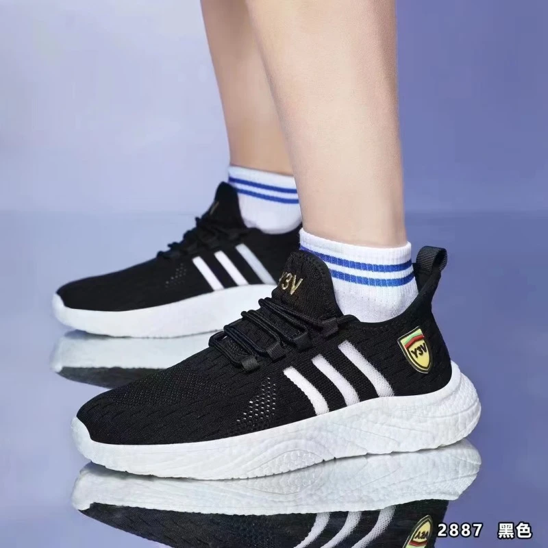 男女情侣款舒适透气轻便跑步男士时尚软底休闲百搭潮鞋2887[鹏飞]