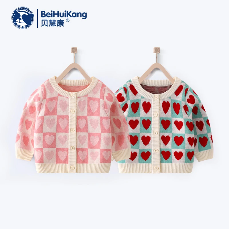 女童春装小外套毛衣婴幼儿女宝宝针织衫开衫外出衣服韩版春秋季潮