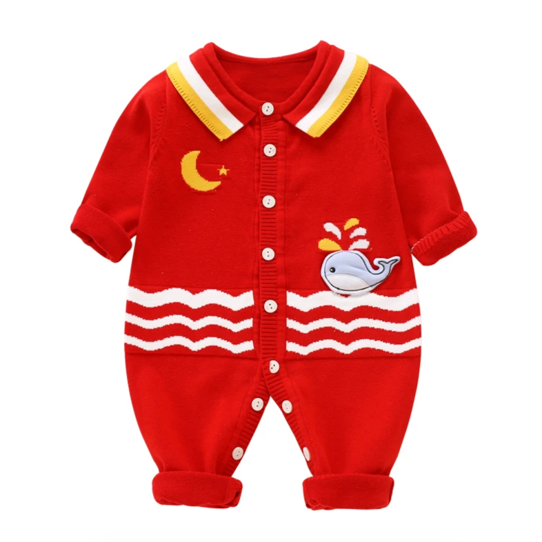 婴儿连体衣春秋外穿男宝保暖新生儿衣服早秋宝宝哈衣爬服秋季舒适