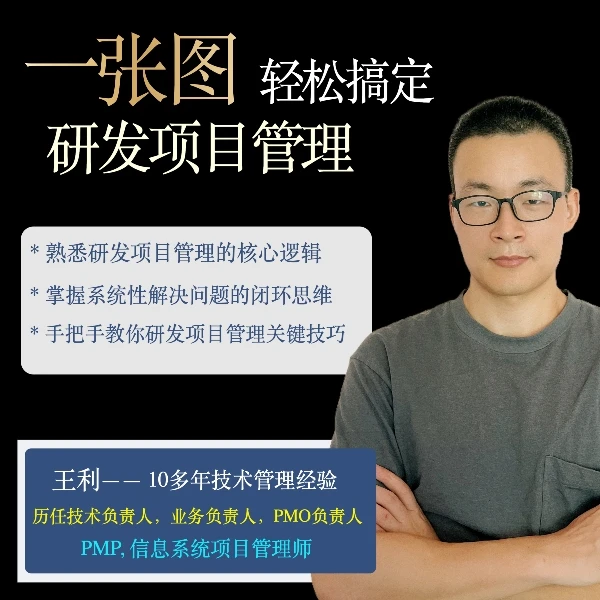 一张图轻松搞定研发项目管理-结构化思维系统解决问题管理者职场