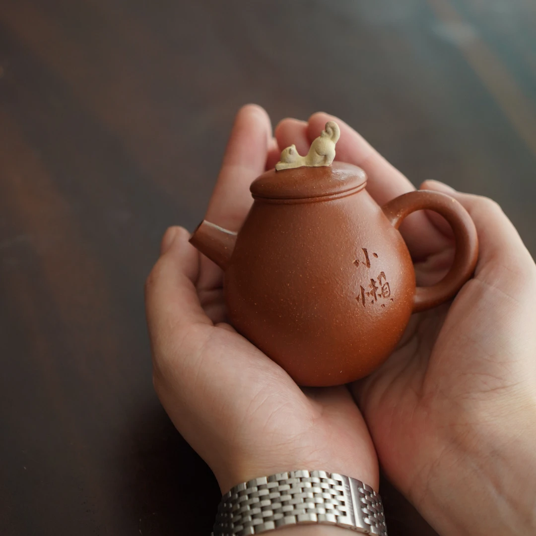 大碗茶降坡泥小懒紫砂茶壶中式简约泡茶器大容量刘素素茶具单壶