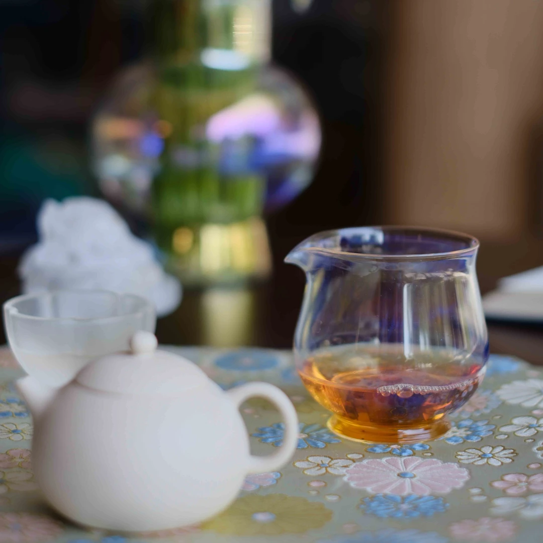 透明镭射公道杯精品工艺品功夫茶道茶桌家用专用高端简约公道杯