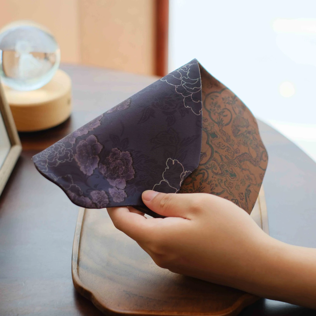 御龙在天双面茶席壶承家用简约纯手工中式干泡盘泡台茶垫26*16