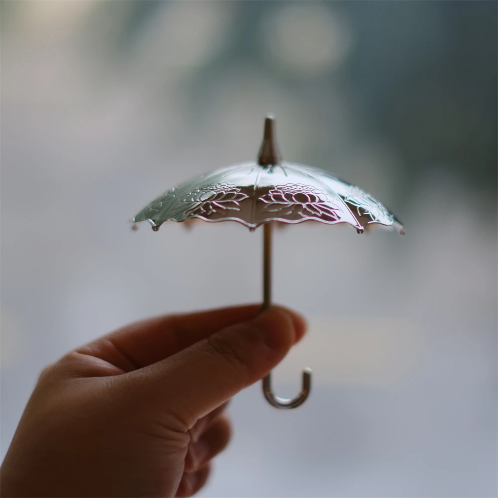 大碗茶器荷花伞形茶漏过滤网漏斗功夫茶具茶道配件高端滤茶器