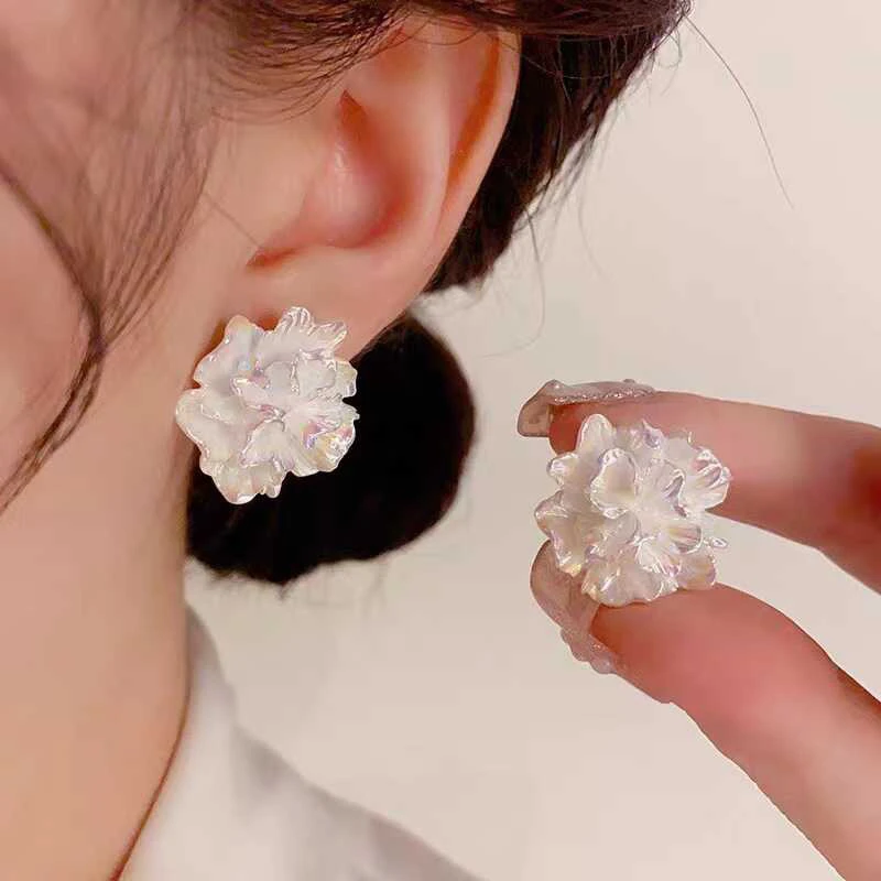 【最后三天】S925银针轻奢花朵耳钉1002