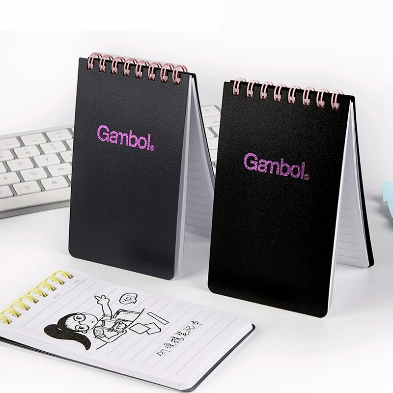 【A7】gambol上翻线圈本笔记本子7mm横线螺旋学生记事本便签本