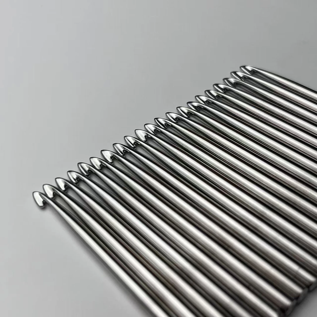 金岚钩针新款304无磁不锈钢针头DIY手工编织工具【不送柄】