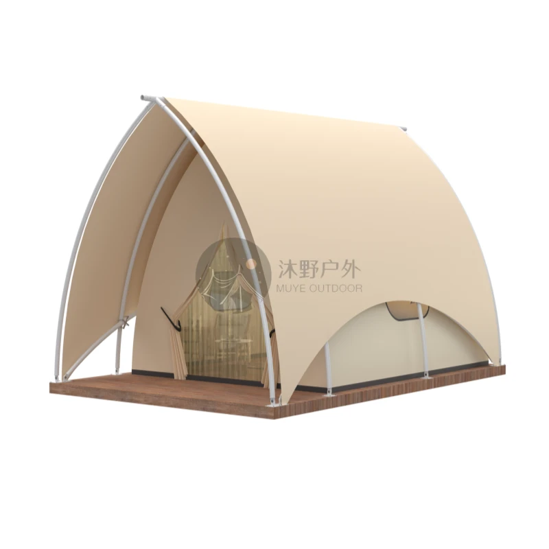 沐野户外轻奢帐篷 迷你款式帆船酒店帐篷 防水露营豪华帐篷定制