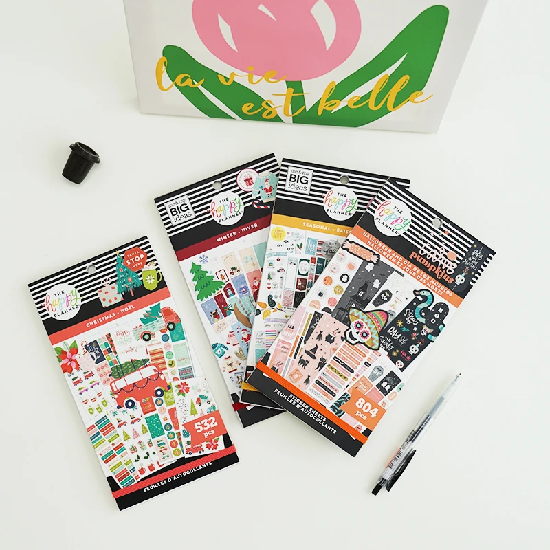 【节日季节贴纸合集】HAPPYPLANNER手账本30张笔记本装饰素材贴纸