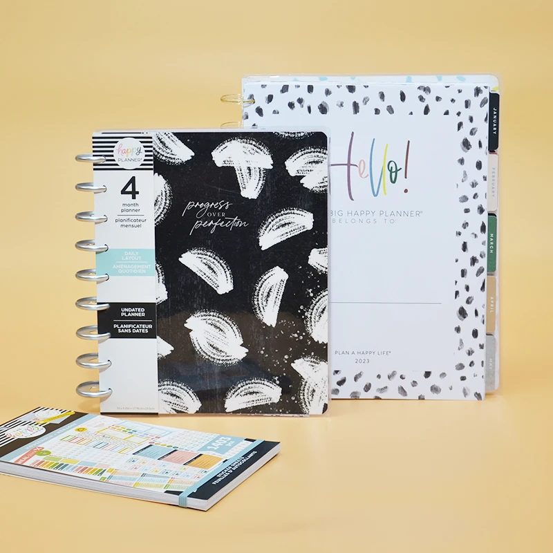 THE HAPPY PLANNER【夜航漫步】2023无日期4个月手账本活页本