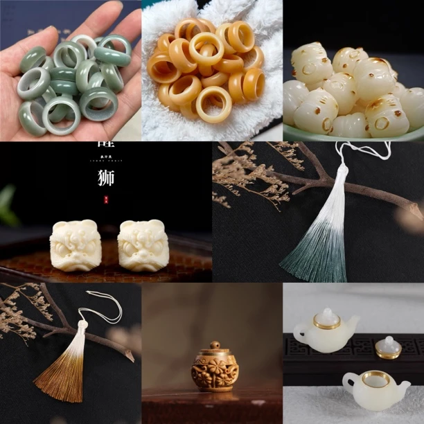 天然菩提手串散珠DIY配饰