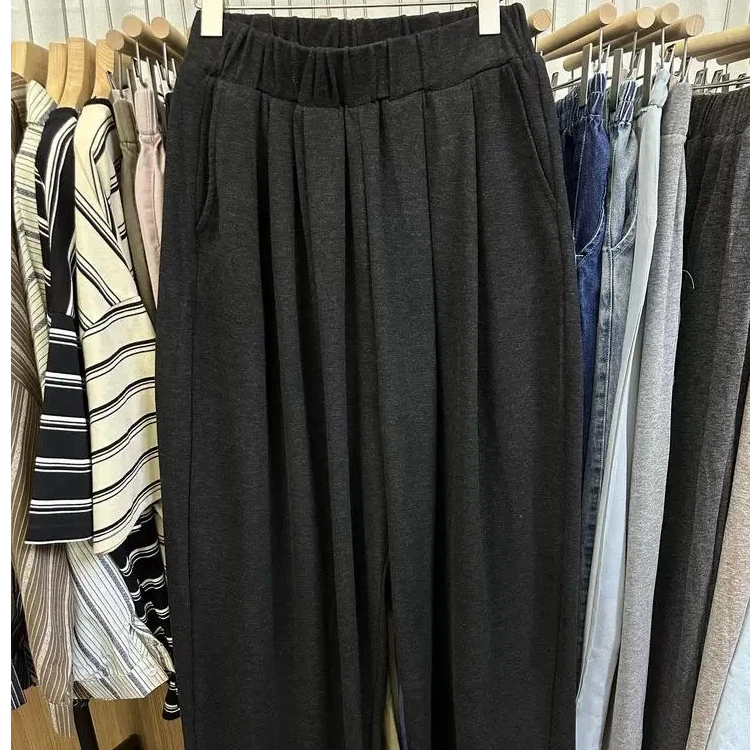 曹县欣姐定制直筒糯米阔腿长裤#11990