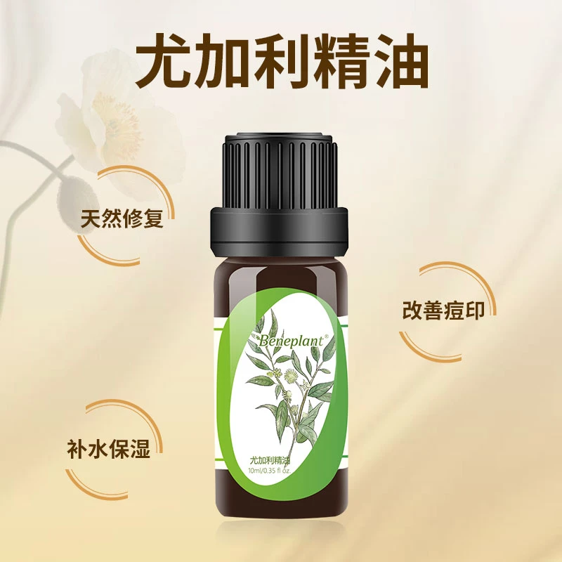 柏草日记尤加利单方纯精油10ml清洁毛孔平衡肌肤单方香薰纯精油