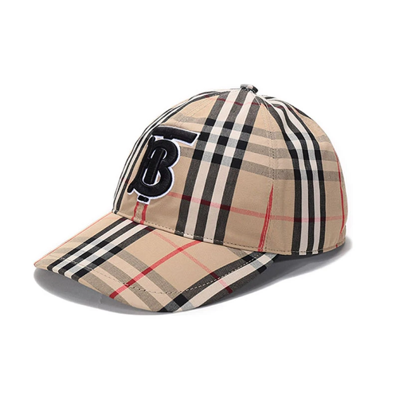 【美国发货】BURBERRY巴宝莉男女同款徽标刺绣印花棒球帽
