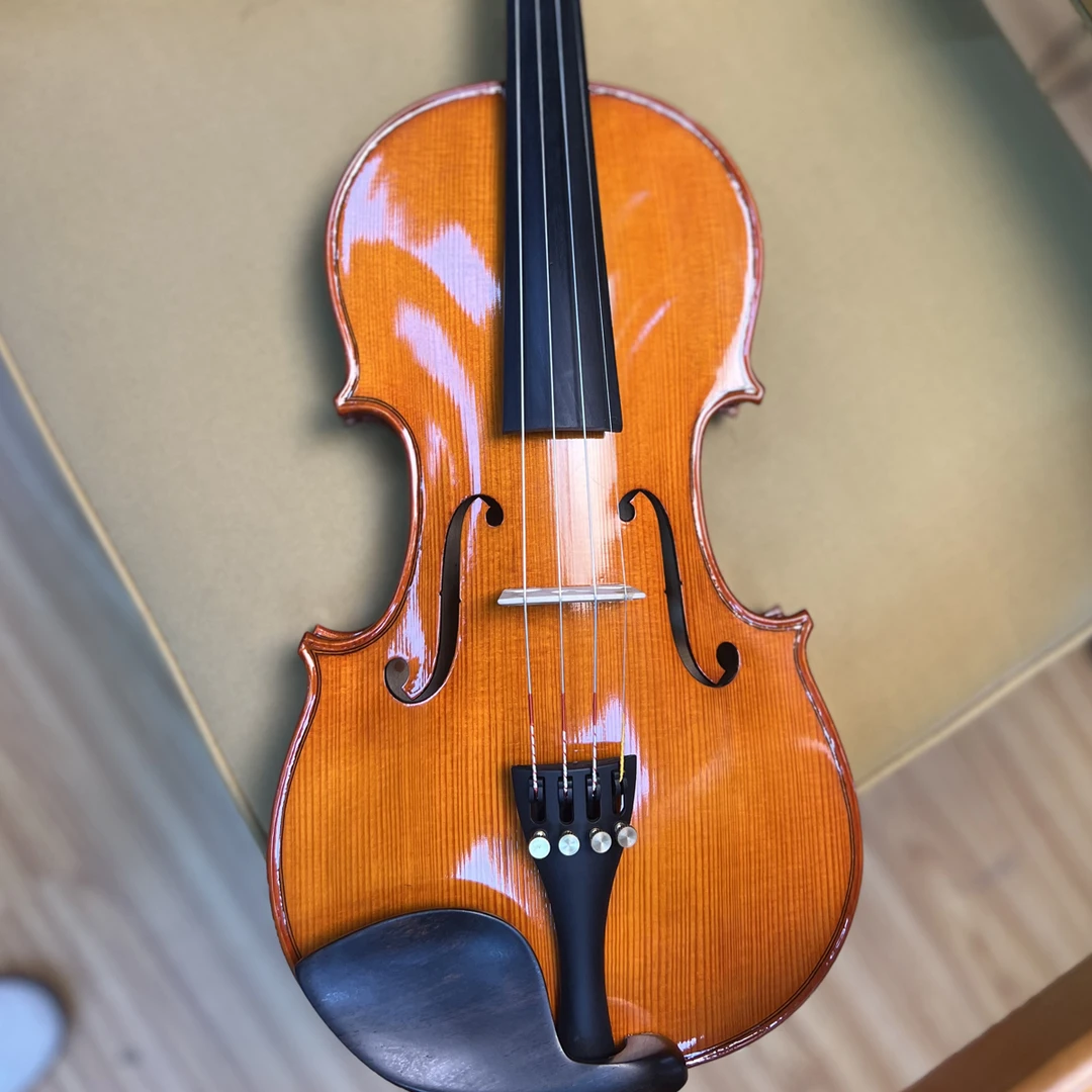 火车的琴高端手工实木小提琴演奏专业云杉木枫木