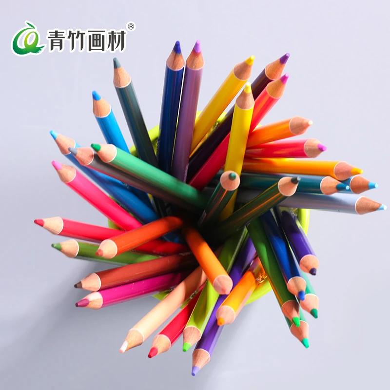 水溶性彩铅彩色铅笔小学生彩铅笔画画油性美术生手绘专业儿童