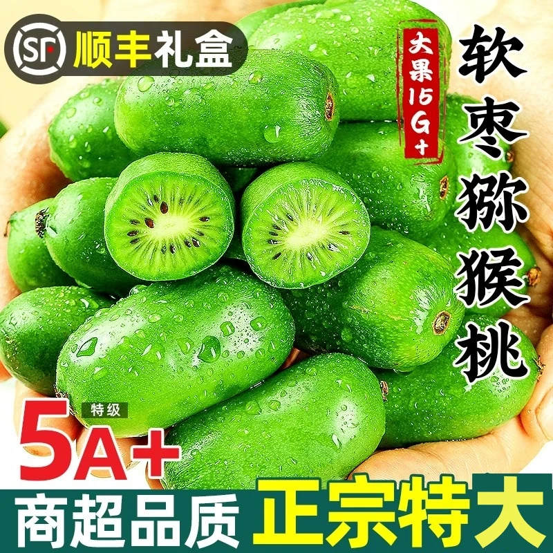 顺丰丹东新鲜软枣猕猴桃迷你东北特产圆枣子奇异莓果莓小礼盒包邮