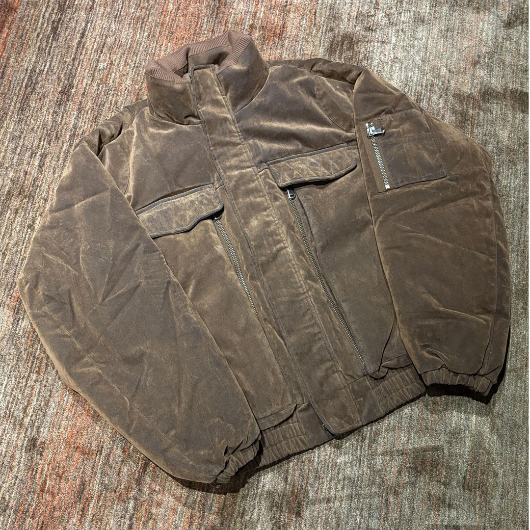 【年末清仓，无瑕疵】不可退换，君子交易，植绒牛仔羽绒服 3076