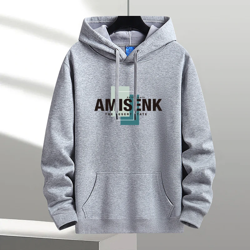 秋冬新款加绒加厚学生运动休闲卫衣保暖宽松连帽青少年男女帽衫