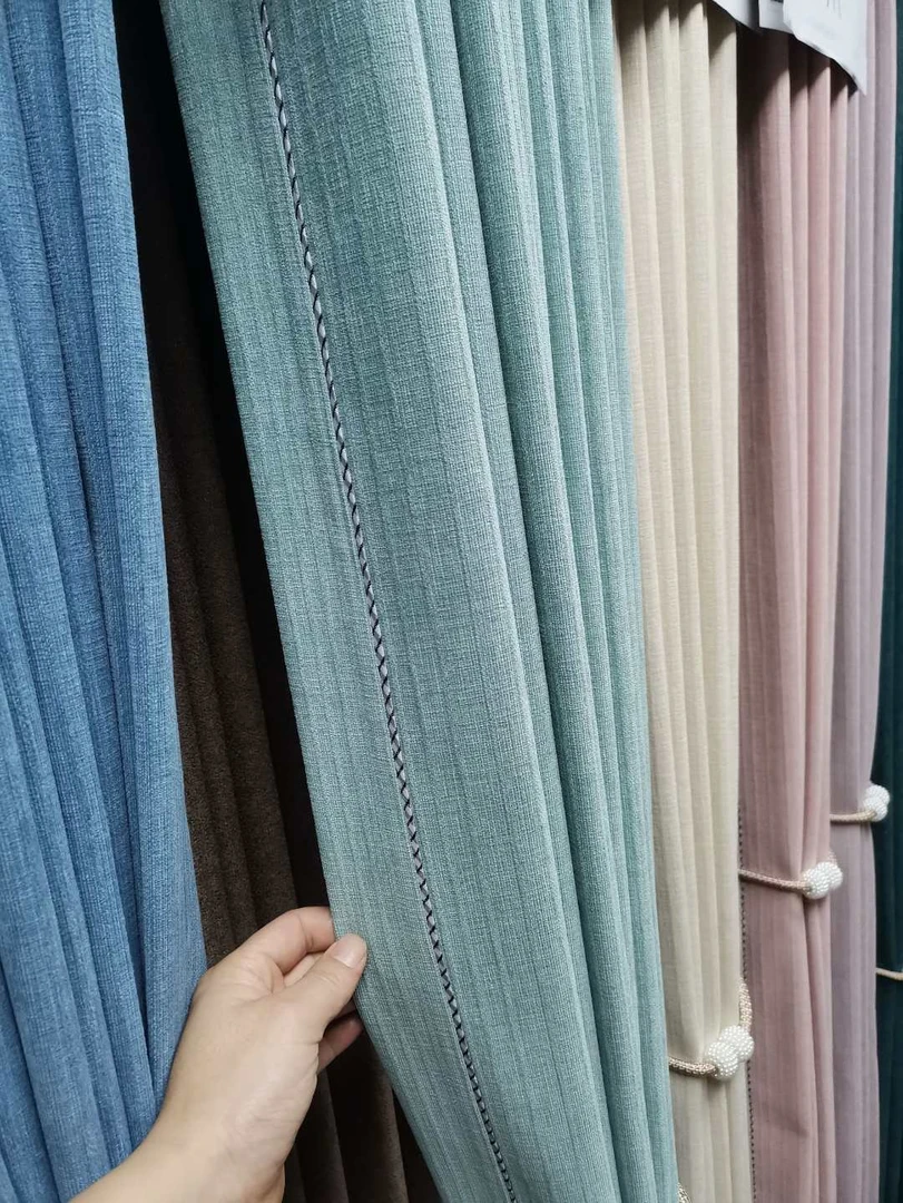 《居家好物》米兰皱雪尼尔工艺立边成品窗帘