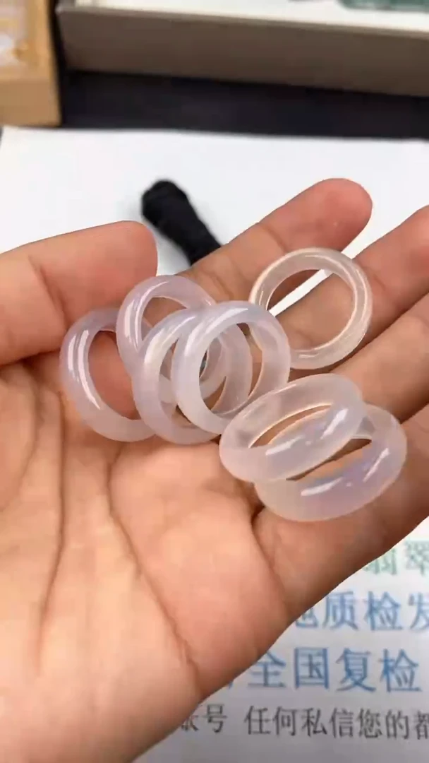 【闪购商品】石英质玉戒圈未镶嵌多样性发货001