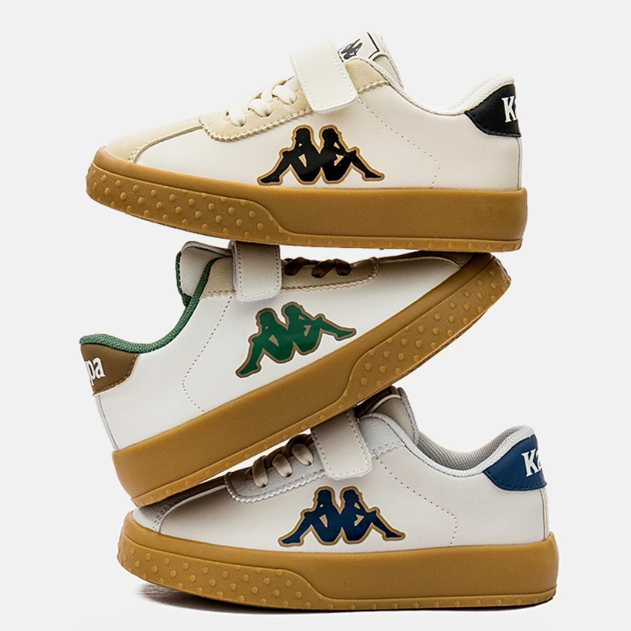 Kappa Kids卡帕春秋款男女百搭舒适学院轻便软底小板鞋KAZY241157