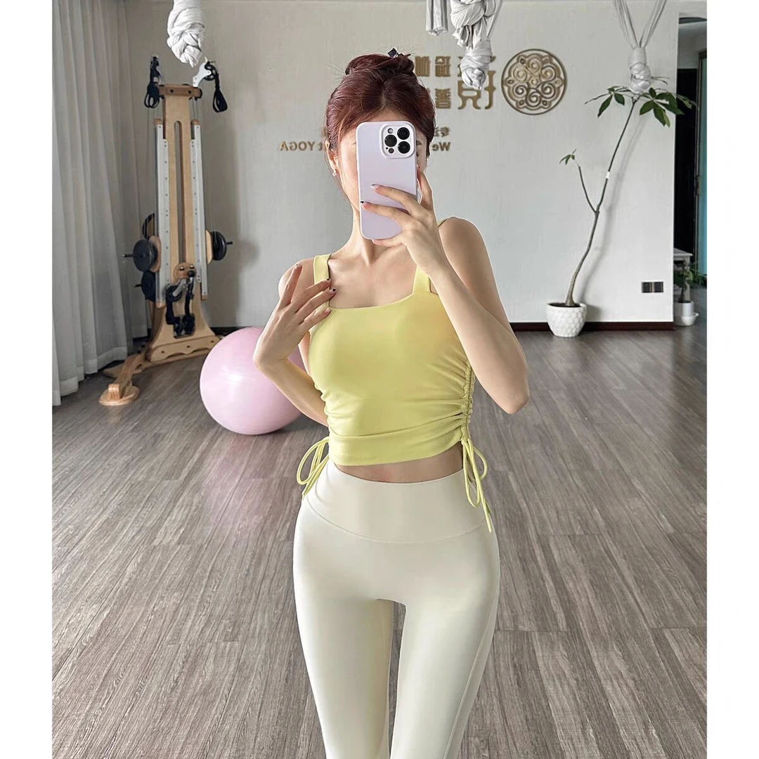 701-899编码直播选款修身美背上衣裤子默认微暇微脏款