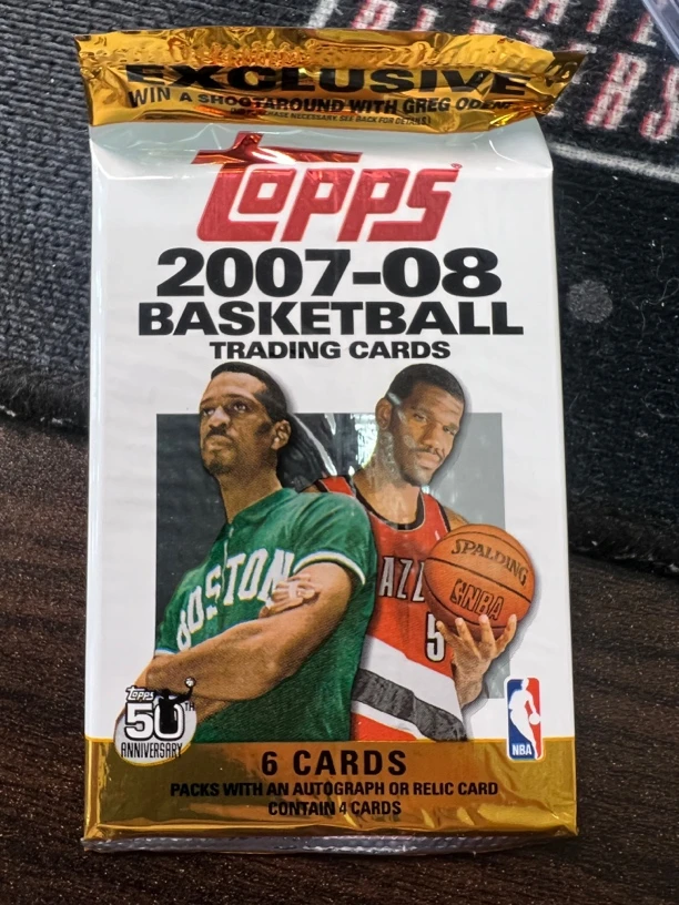 2007-08 topps basketball 单包 球星卡 盲盒