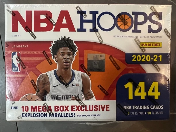 2020-21 hoops mega 单包 盲盒 球星卡