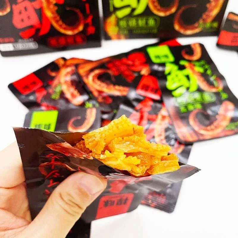 捍味板烧鱿鱼香辣香味即食鱿鱼零食小包装休闲食品零食小吃