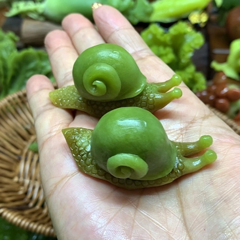 【闪购商品】蛇纹石玉手把件未镶嵌E****a