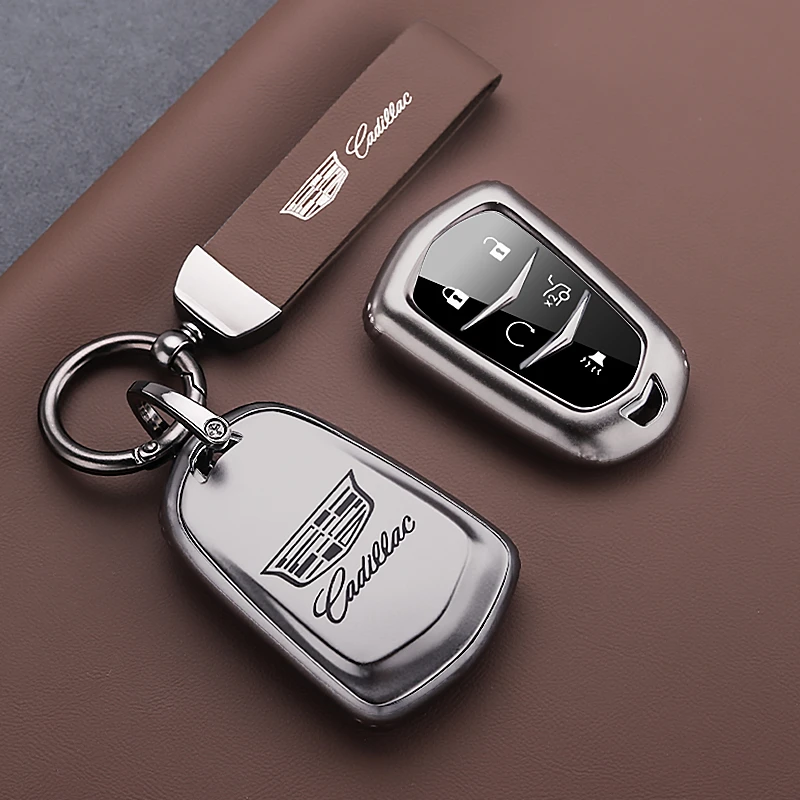 适用凯迪拉克xt5钥匙套ct5车xt4壳xts男xt6锐歌atsl高级srx扣ct4
