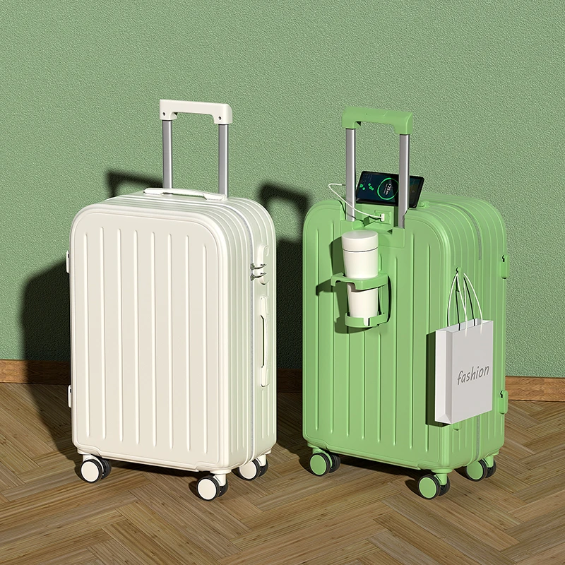 行李箱20寸女小型新款静音ins万向轮密码箱24男拉链拉杆箱旅行箱