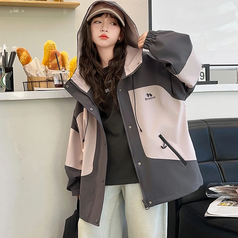 女童外套春秋款2024新款大童初中生秋装上衣青少年早秋休闲衣服潮