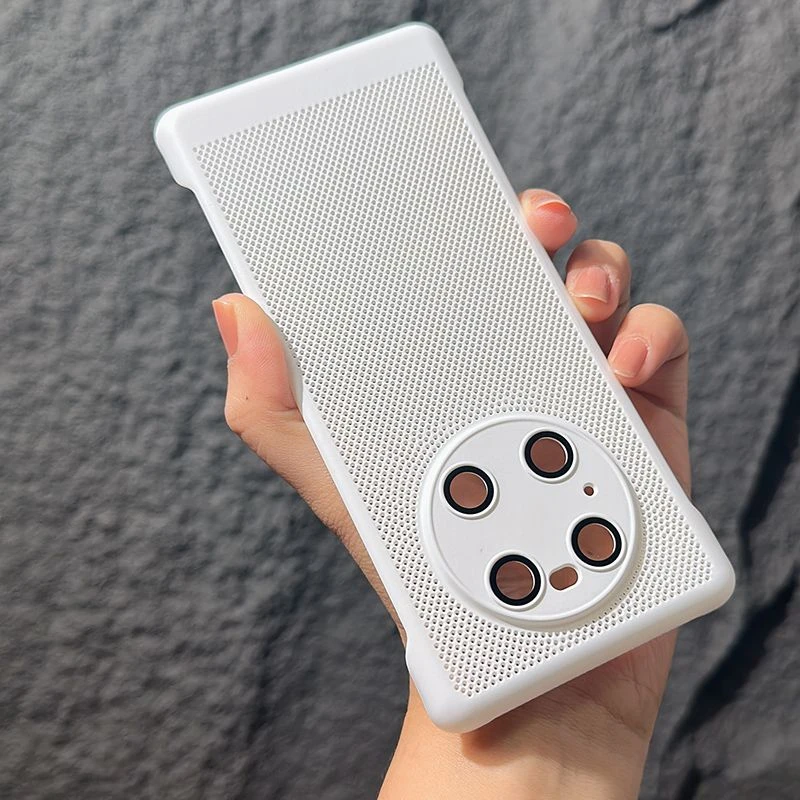 集侠适用华为mate40Pro/60/50手机壳散热网超薄磨砂nova11防摔p40