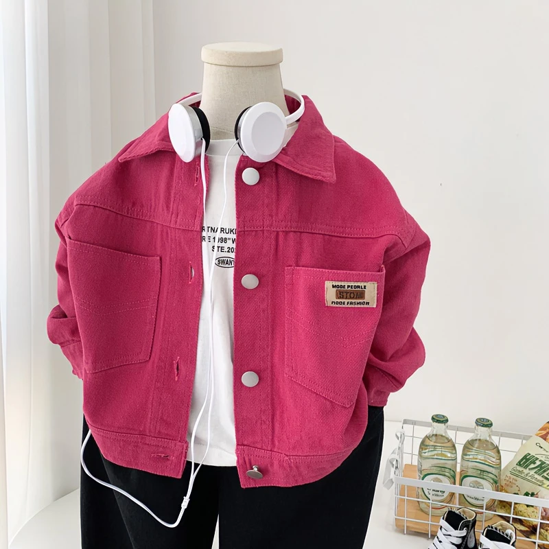 男童外套春秋装2025新款童装男宝洋气显白中小童帅气休闲夹克衫潮