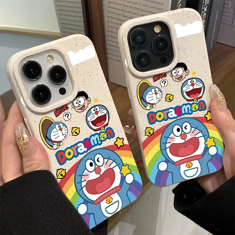 哆啦A梦适用苹果15PRO小麦14Plus软壳XSMaxiPhone13防摔12手机壳8